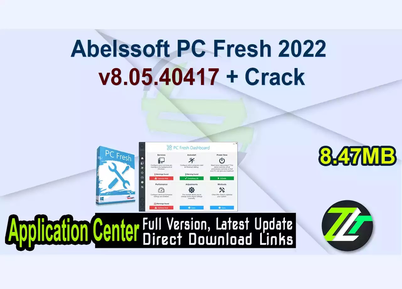 Abelssoft PC Fresh 2022 v8.05.40417 + Crack