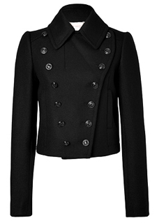 mcq alexander mcqueen double breasted wool cashmere jacket