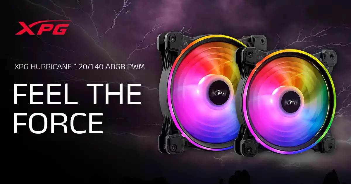 XPG HURRICANE ARGB PWM Fans