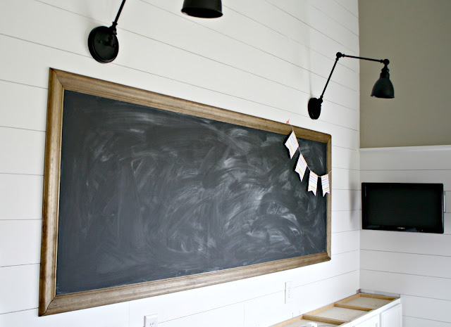 large DIY chalkboard