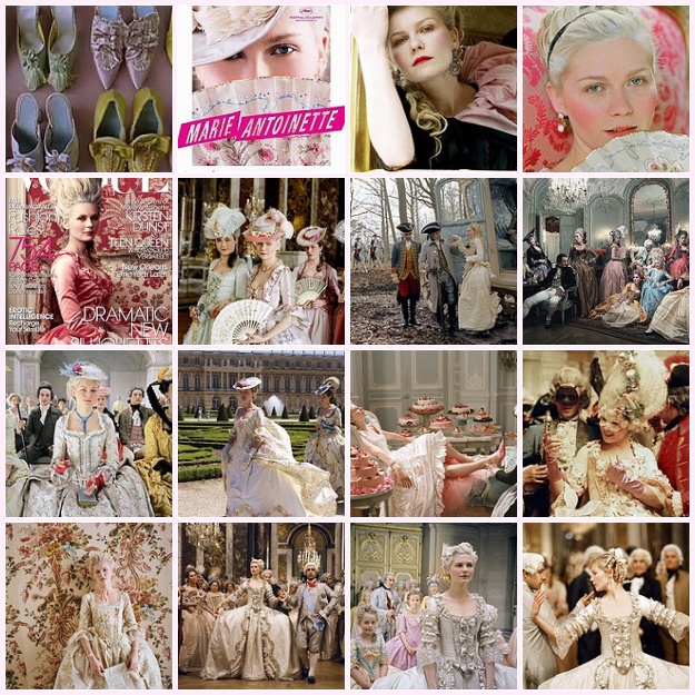 I popped in one of my all time favorite movies Marie Antoinette 