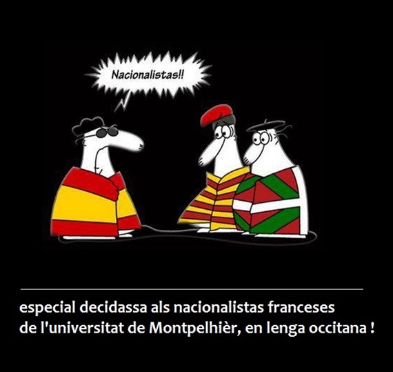 Nacionalistas franceses de Montpelhièr