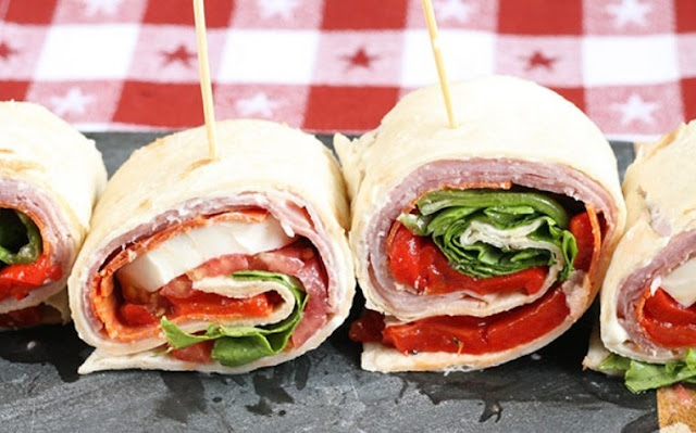 Italian Sandwich Roll-Ups #appetizers #lunch