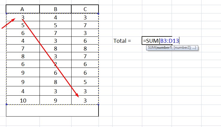 Rumus Penjumlahan di Excel dan Bentuk-Bentuk Penjumlahan Excel 2007