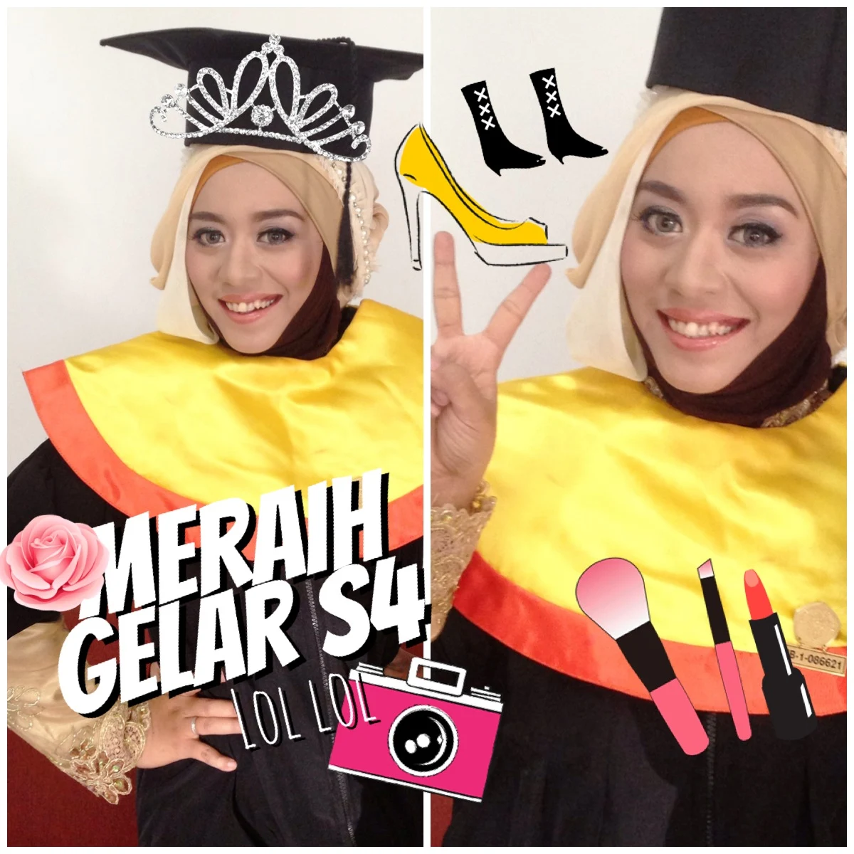 Ini Vindy Yang Ajaib Tutorial Make Up Natural Dan Hijab Wisuda Ala