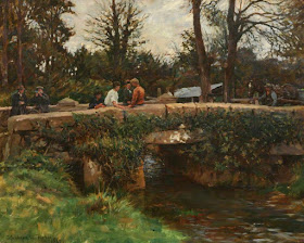 Irish Artist "Stanhope Forbes"  - A Plein Air Genre Painter