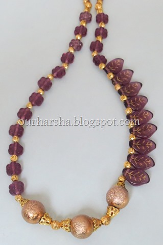 Amethyst Glass  Beads Jewelry (3)