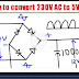  How to convert 230V AC to 5V DC 