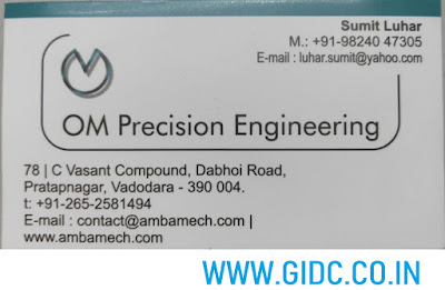 OM Precision Engineering - 9824047305