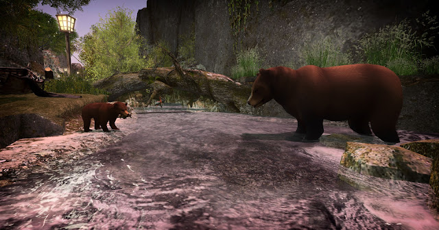 Bears fishing at Pixels Second Life