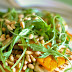 Haloumi, pumpkin & rocket salad