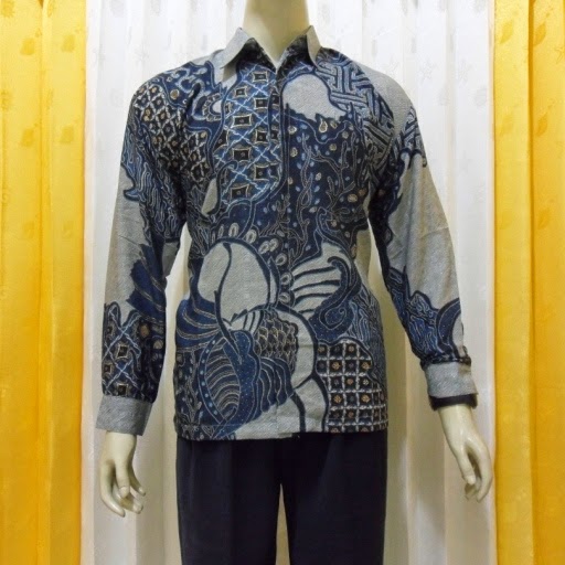 10 Model Baju  Batik Untuk  Kerja Pria  Terbaru Batik Indonesia