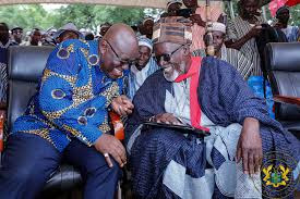 President Akufo-Addo and Nab Azagsuk Azantilow II