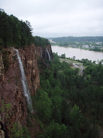 Emerald Park Waterfalls Cliffs Arkansas River Little Rock