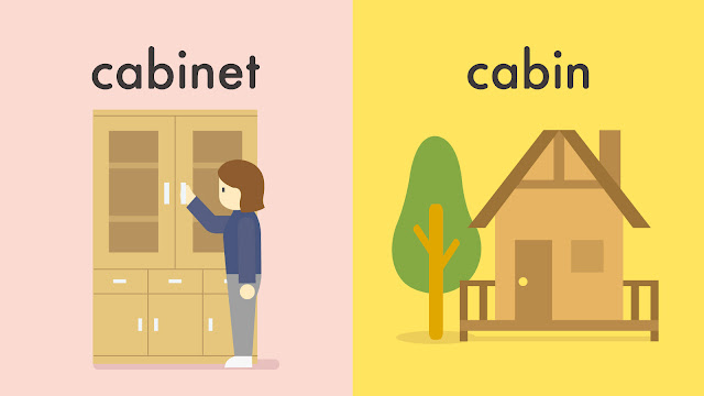 cabinet と cabin の違い