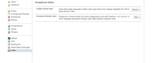 Cara agar video di facebook tidak terputar otomatis
