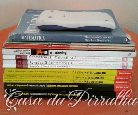 Pirralha aprende Matemática A ou: de como não adianta fugir a essa magana!