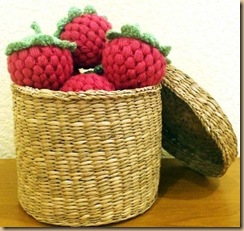 crochet strawberry