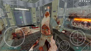 Screenshots of the DOOM 3 for Android tablet, phone.