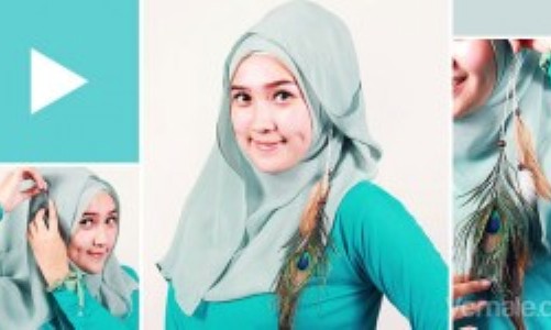 cara memakai hijab