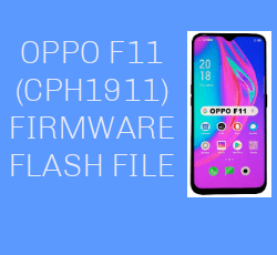 Firmware Oppo F11 (CPH1911) MTK Scatter File