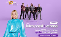 Promoção Uberlândia Shopping 10 anos: Show com Luisa Possi + Venosa