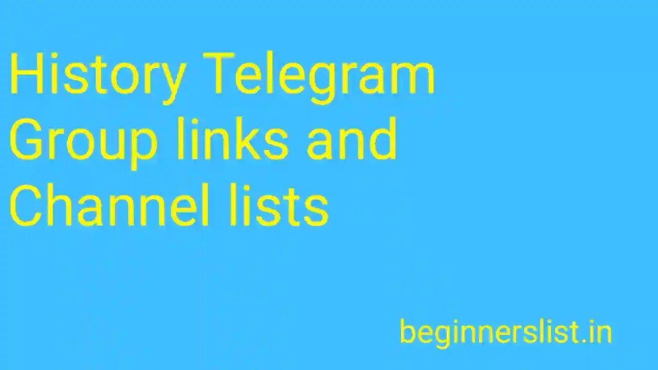 history-telegram-groups-channels