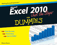 Excel 2010 Just the Steps For Dummies - Free Ebook - 1001 Tutorial & Free Download