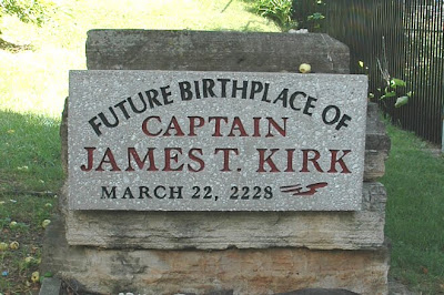 Future Birthplace of Captain James T. Kirk