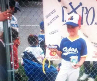 Josh hunt on the expos Little league team