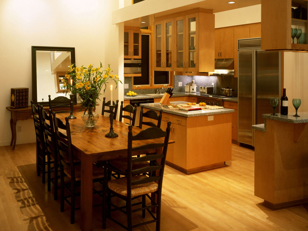 Kitchen With Dining Room Designs