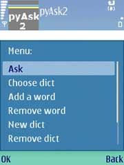 PyAsk - App asking from predefined words