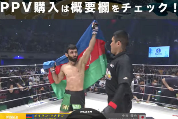 Mehman Məmmədov MMA-da 20 saniyəyə nokautla qalib gəlib - VİDEO