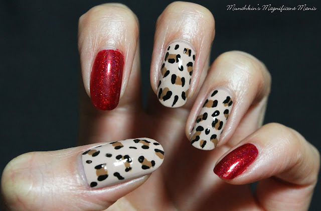 Leopard Print Nail Design