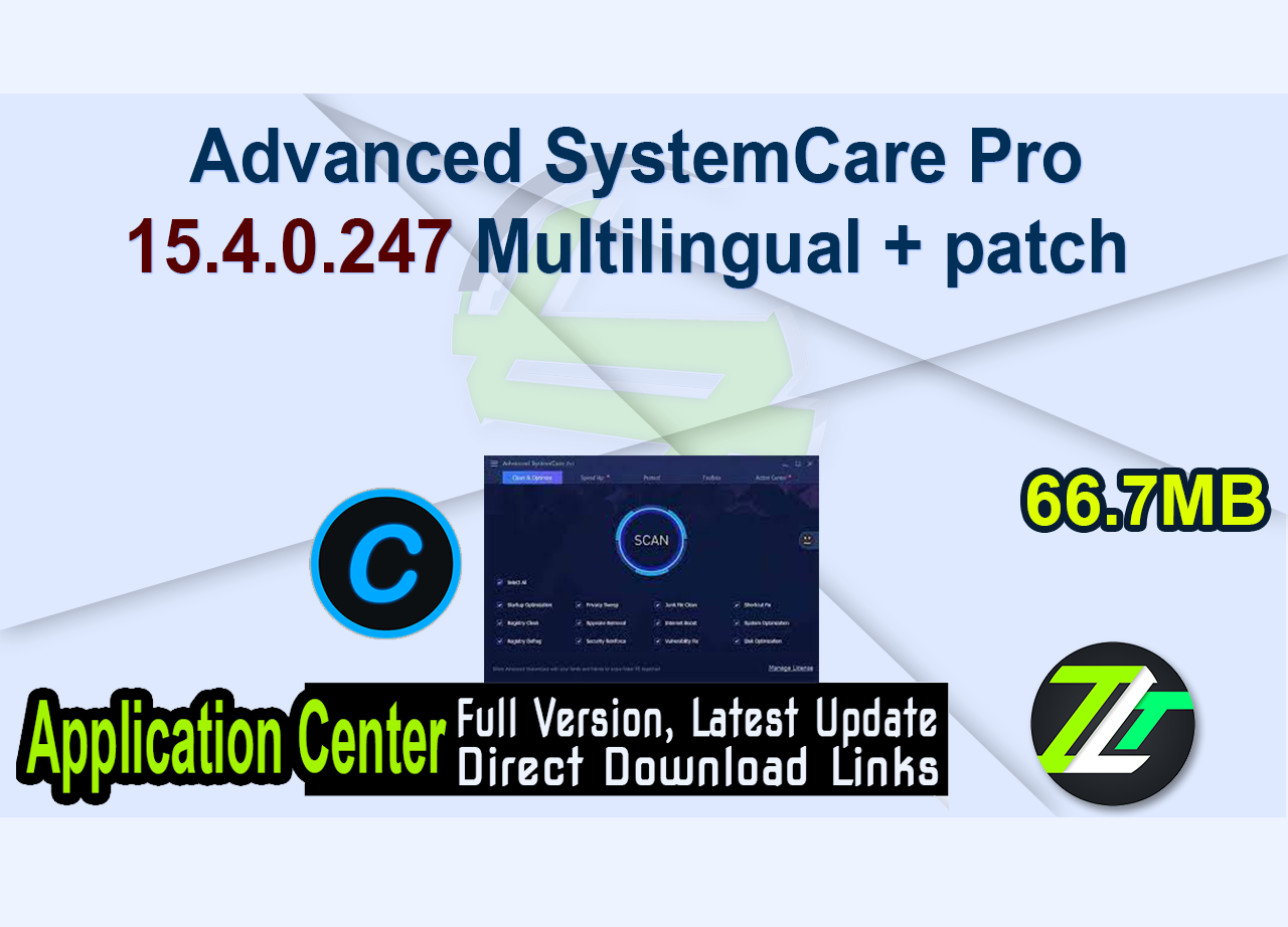 Advanced SystemCare Pro 15.4.0.247 Multilingual + patch 