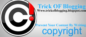 How To Add | Put | Insert | Copyright Warning Message In Blogger Post To Prevent Content