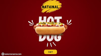 National Hot Dog Day 2022 - HD Image and Poster