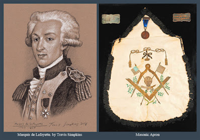 Marquis de Lafayette. French Aristocrat, Military Officer and Freemason. by Travis Simpkins