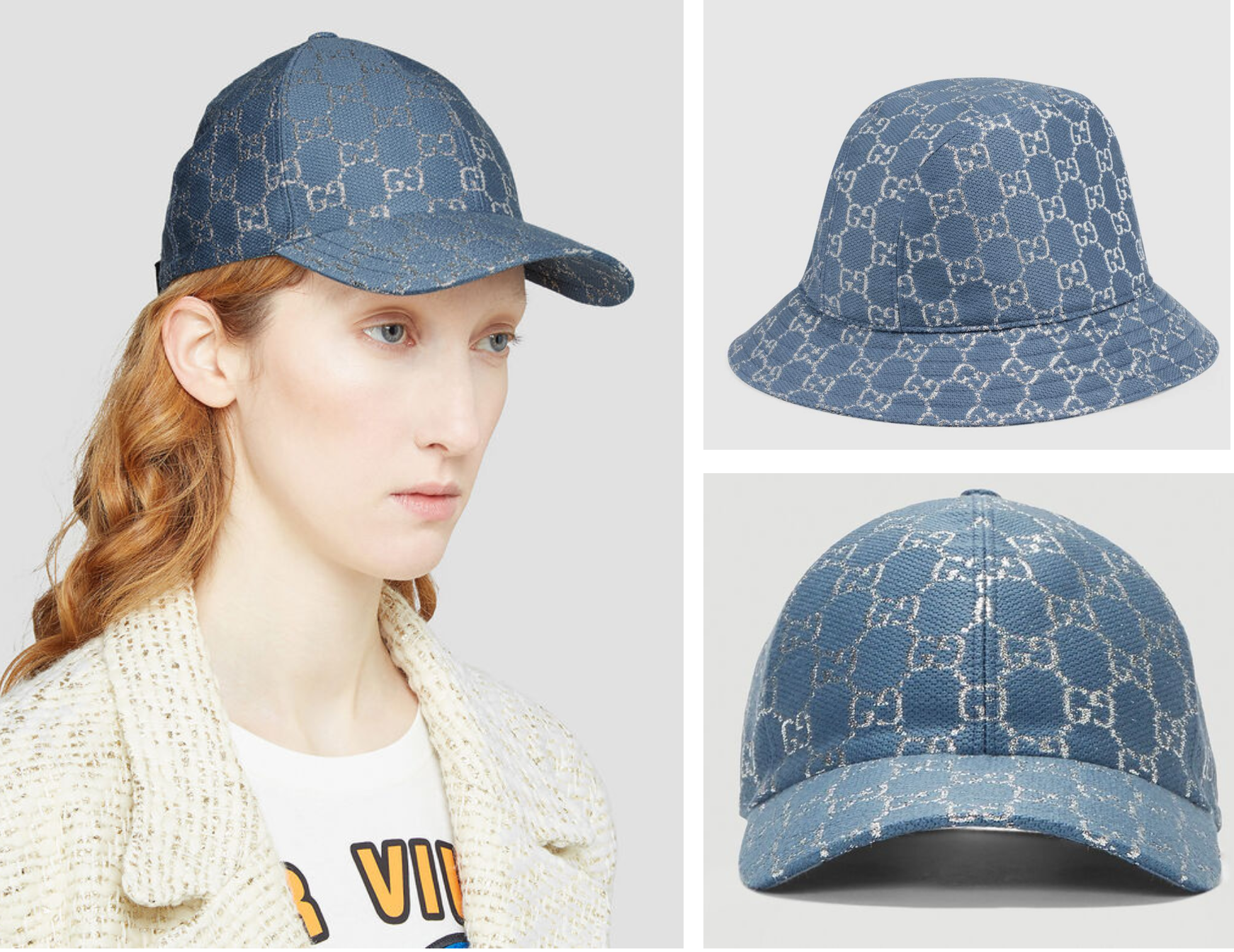 GUCCI-GG-Lamé-Bucket-Hat-水桶帽