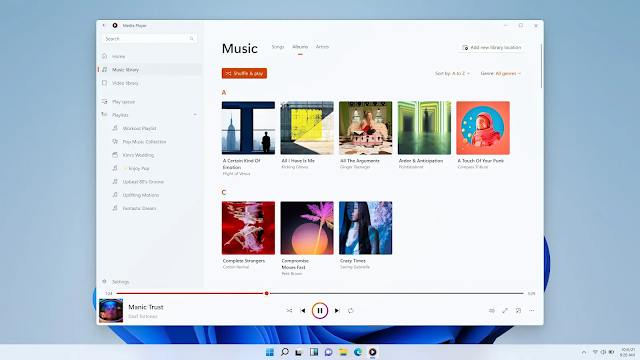 مايكروسوفت تكشف عن نسخة جديدة من Windows Media Player لنظام ويندوز 11