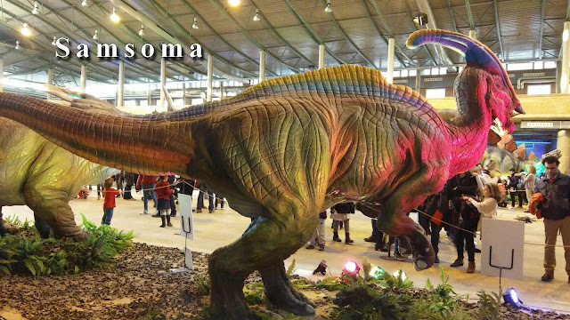 جولة في معرض ديناصورات بمدينة جيرونا الاسبانية // Dino Expo XXL . VLOG DAY.  Dino Expo xxl girona 2018 .  Los dinosaurios .  Expo Dino World   . vlog