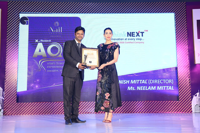 Asia's Quality and Entrepreneurship Award 2019 | Best Web Development and Industrial Training Company