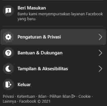 cara agar fb tidak bisa di stalk