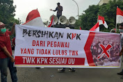 Aksi Demo Digelar Patriot Penegak Pancasila Tuntut KPK Bersihkan Pegawai Yang Tidak Lulus TWK