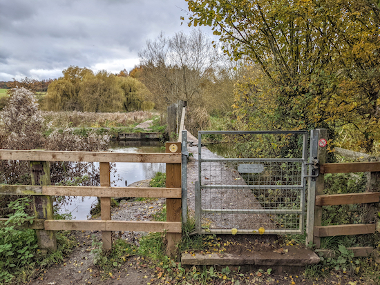 Chenies footpath 15 crossing the River Chess