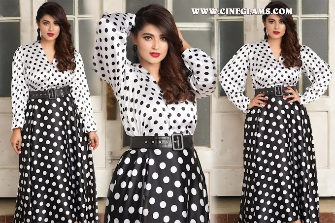 Actress Sneha in Long Skirt Frock Model Dress Photo shoot