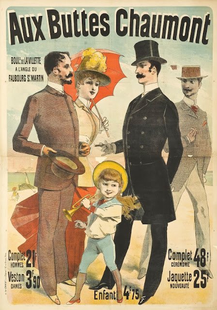Jules Jean Chéret, affiche « Aux Buttes Chaumont », 1888 Lithographie couleur (© Les Arts Décoratifs / Jean Tholance )