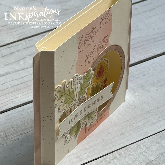 Fond of Autumn Pop-Up Shadow Box Card (angle) | Nature's INKspirations by Angie McKenzie