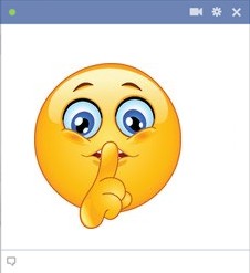 Shush facebook emoticon code