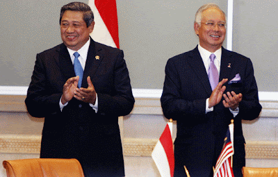 Presiden SBY dan PM Najib Abdul Razak